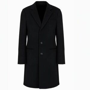 Armani Exchange Women's Single Breasted Coat - Black